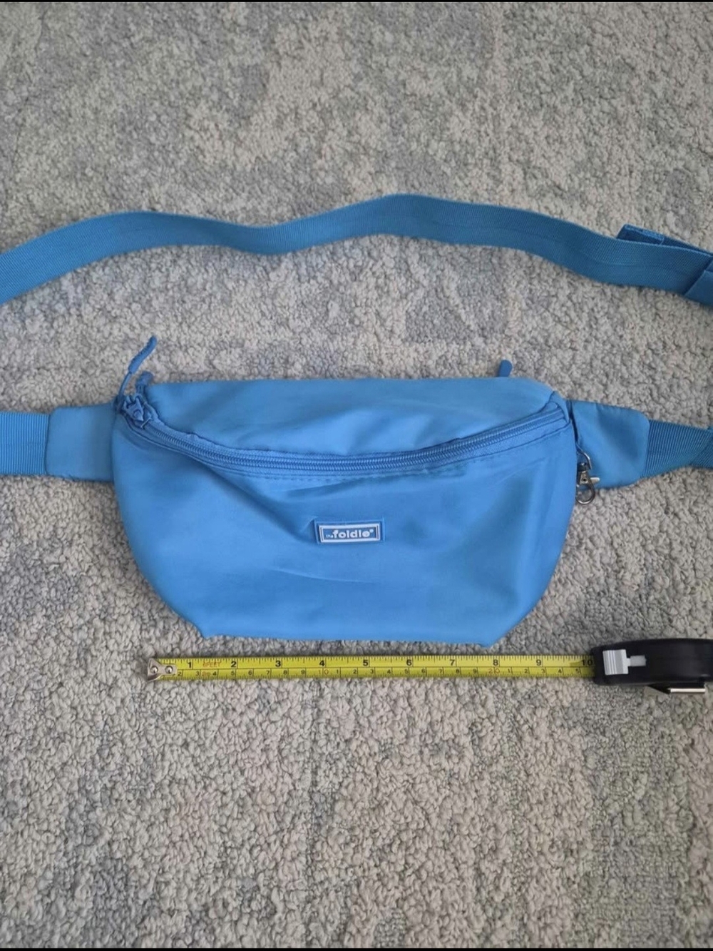Foldie Blue Crossbody Fanny Pack